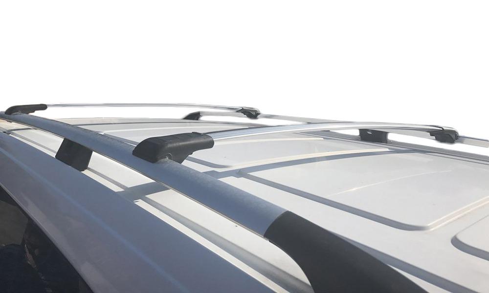 Перемычки на рейлинги под ключ WingBar Черный Erkul для Mercedes Vito/V-class W447 2014- гг. алюминий/пластик Серый