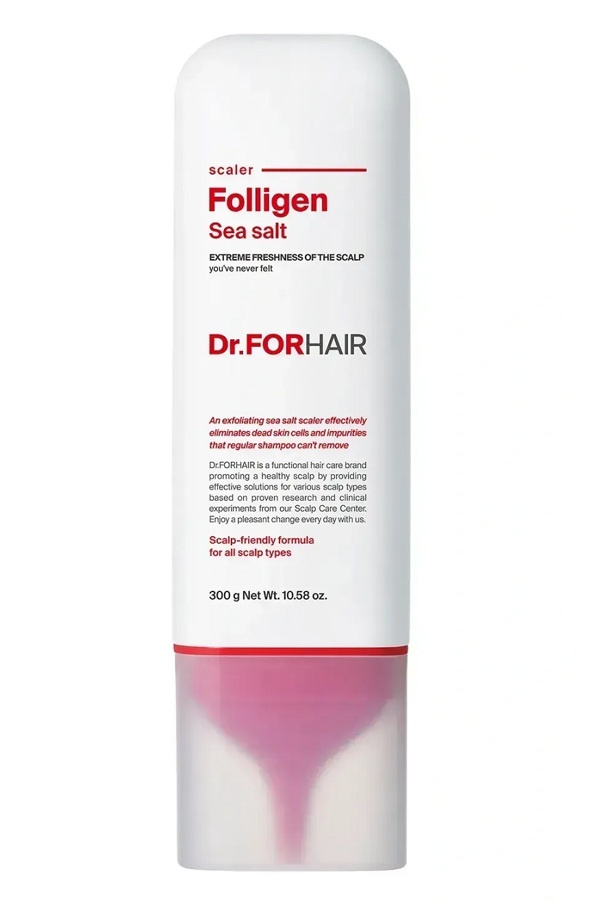 Пилинг для кожи головы с частицами соли из мертвого моря Dr.FORHAIR Sea Salt Scaler 300 мл