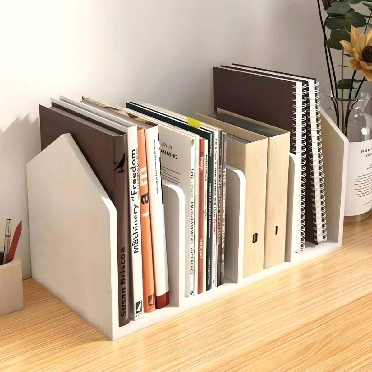 Полка книжная настольная из дерева Иларета Зефир (КПА-014920)