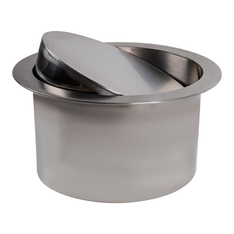 Система под ведро для мусора в столешницу Ferro Fiori нержавеющая сталь d 200 мм Алюминий (169883) - фото 7