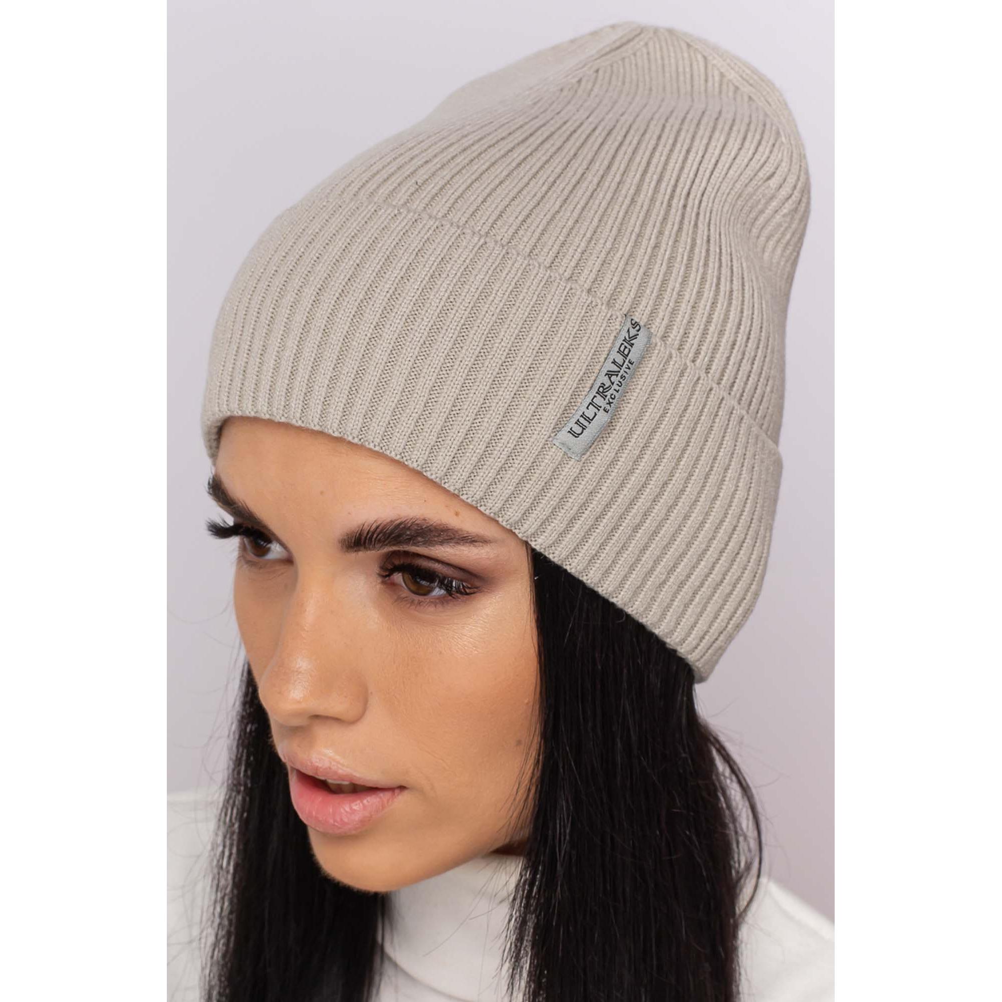 Шапка женская шерстяная Leks Этюд one size Светлая фисташка