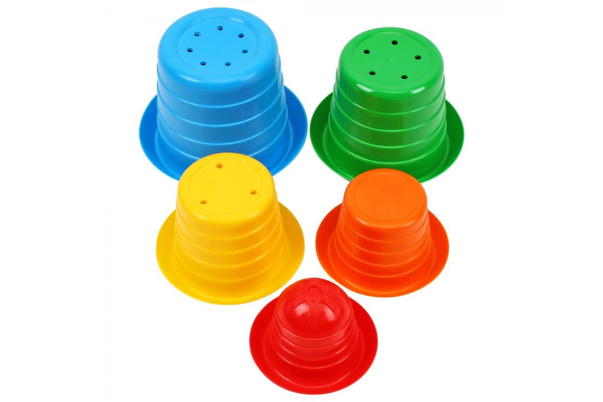 Игрушка пирамидка ТехноК Сомбреро 1 ТехноК (2681) - фото 3 Игрушка пирамидка ТехноК Сомбреро 1 ТехноК (2681) - фото 3