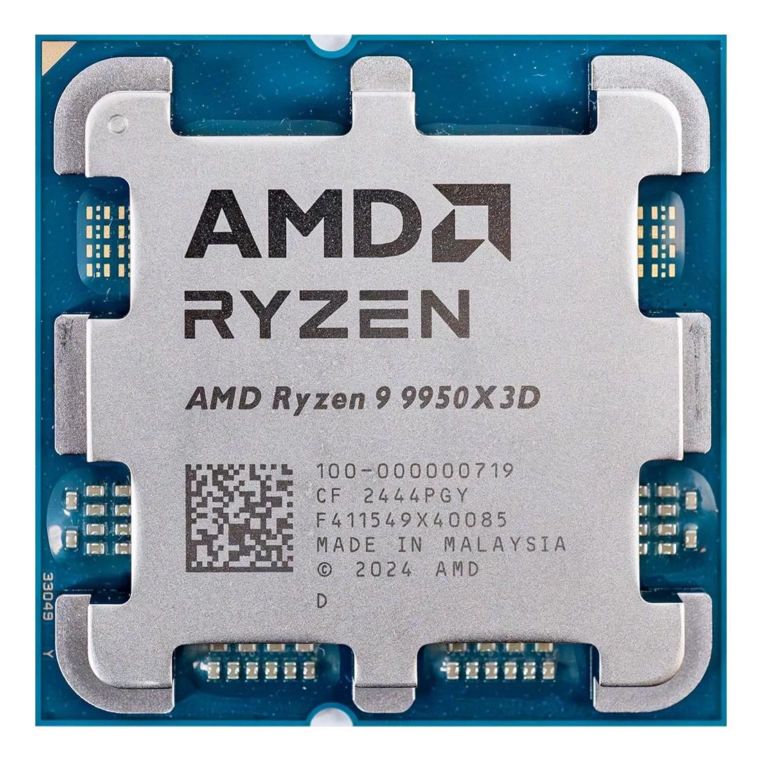 Процессор AMD Ryzen 9 9950X3D 16C/32T 4,3-5,7 ГГц 128 Мб 170W AM5 Tray (100-000000719)