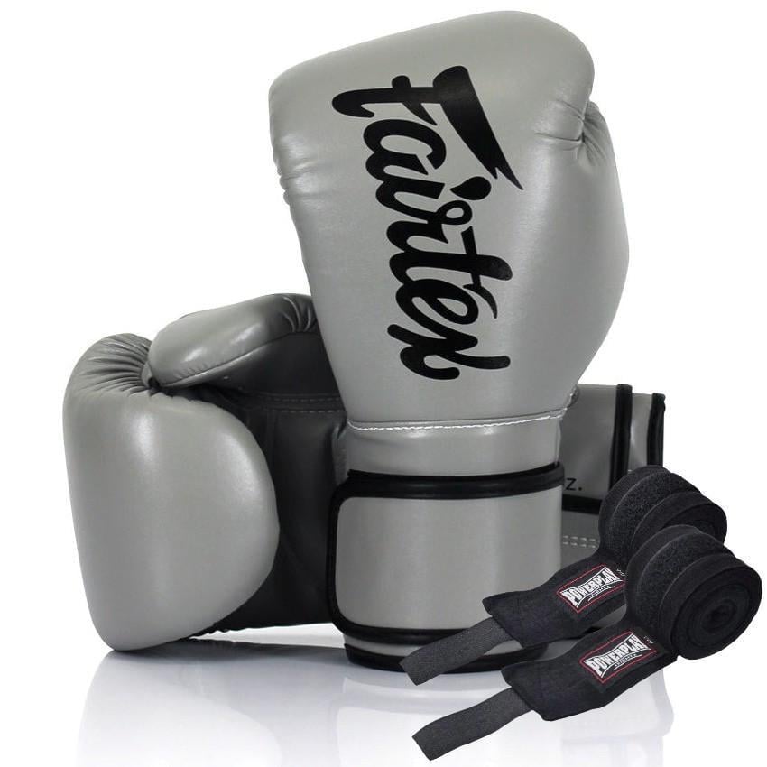 Боксерские перчатки FAIRTEX BGV14 14 бинтов бинтов в комплекте Grey (3019820699)