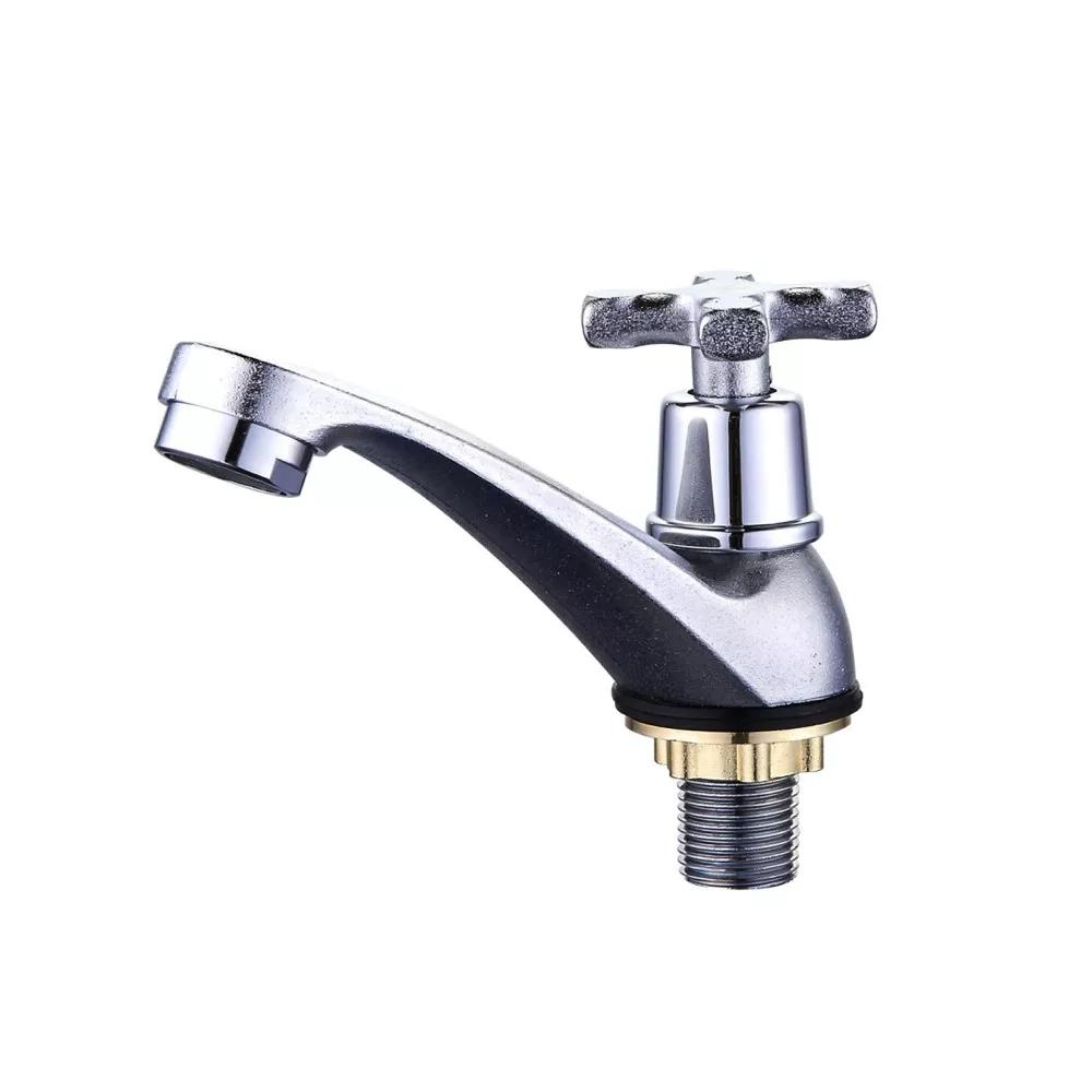 Кран для умывальника Wezer JIK15-102 на одну воду Хром (102549)