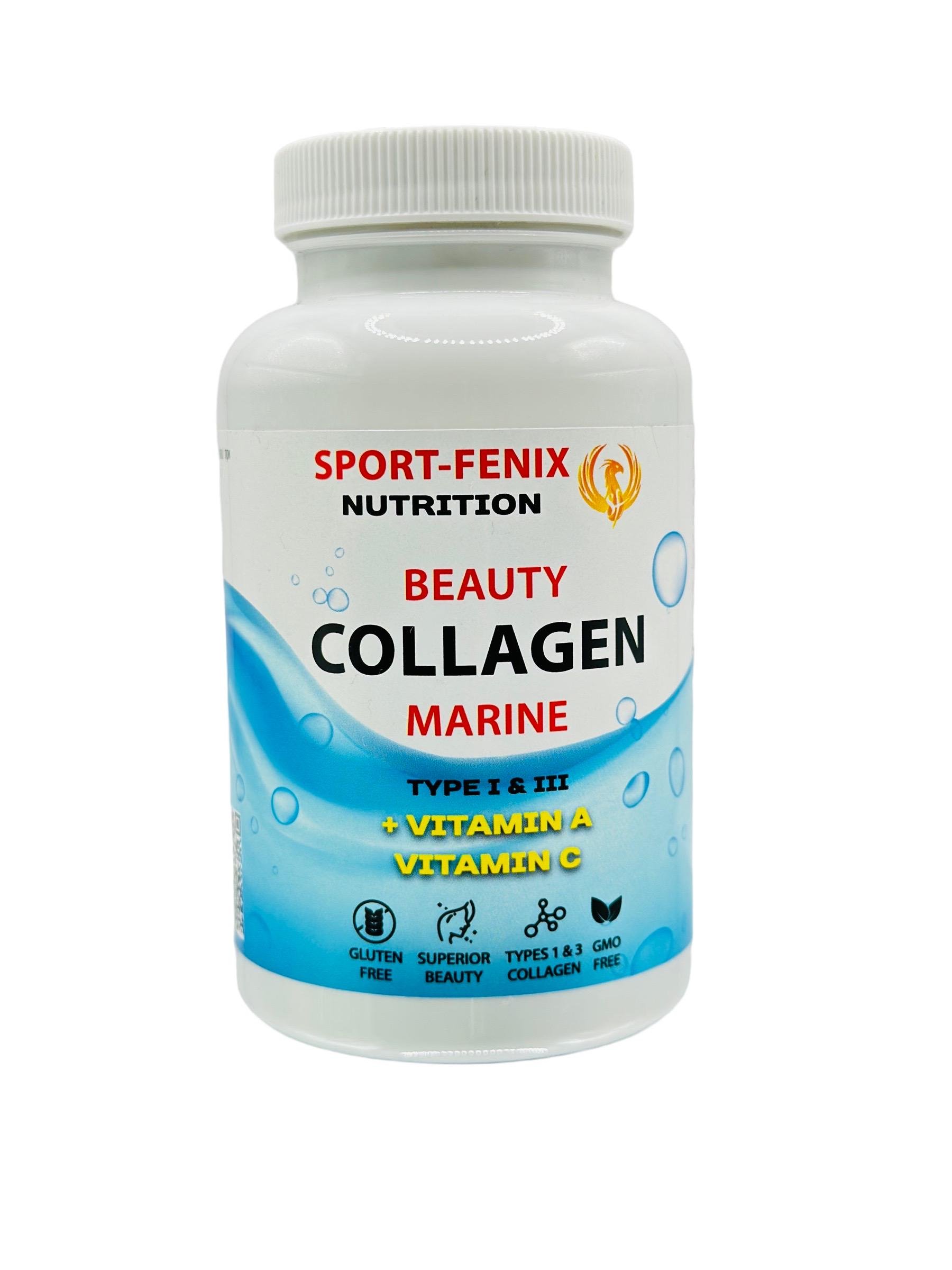 Колаген Sport-Fenix Beauty Collagen Marine Type I/III 120 капс. (4820259600099)