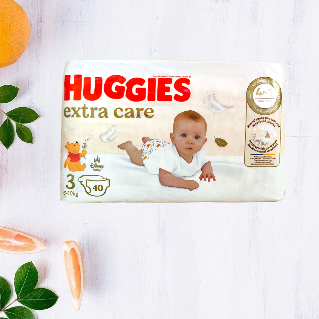 Подгузники Huggies Extra Care 3 6-10 кг 40 шт.