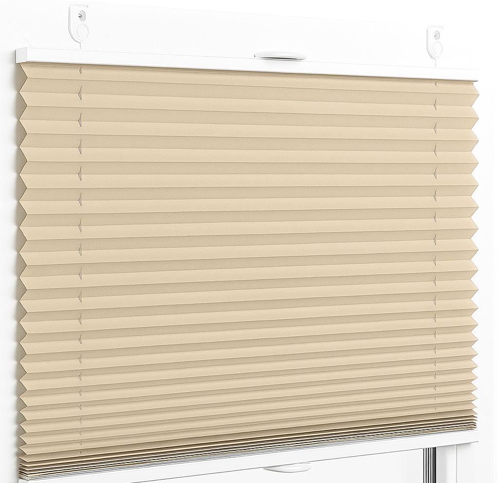 Штора-плиссе тканевая 56х160 см Светло-коричневый (28585083) - фото 1 Штора-плиссе тканевая 56х160 см Светло-коричневый (28585083) - фото 1