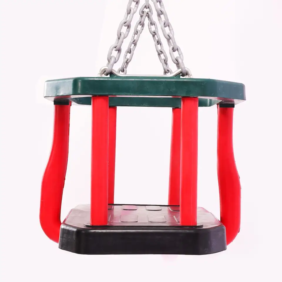 Качеля детская резиновая с защитой WCG Fort усиленные с цепями до 100 кг (W-178) - фото 6