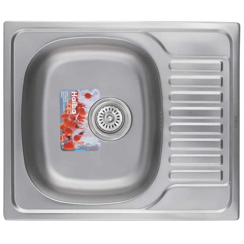 Мойка для кухни Haiba 58x48 см Satin (HB0645) Мойка для кухни Haiba 58x48 см Satin (HB0645)