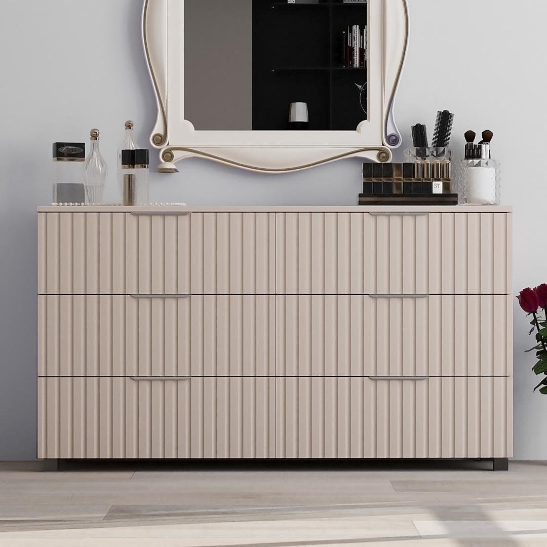 Комод Саванна К-307 140x76x40 см Кашемір (01378)