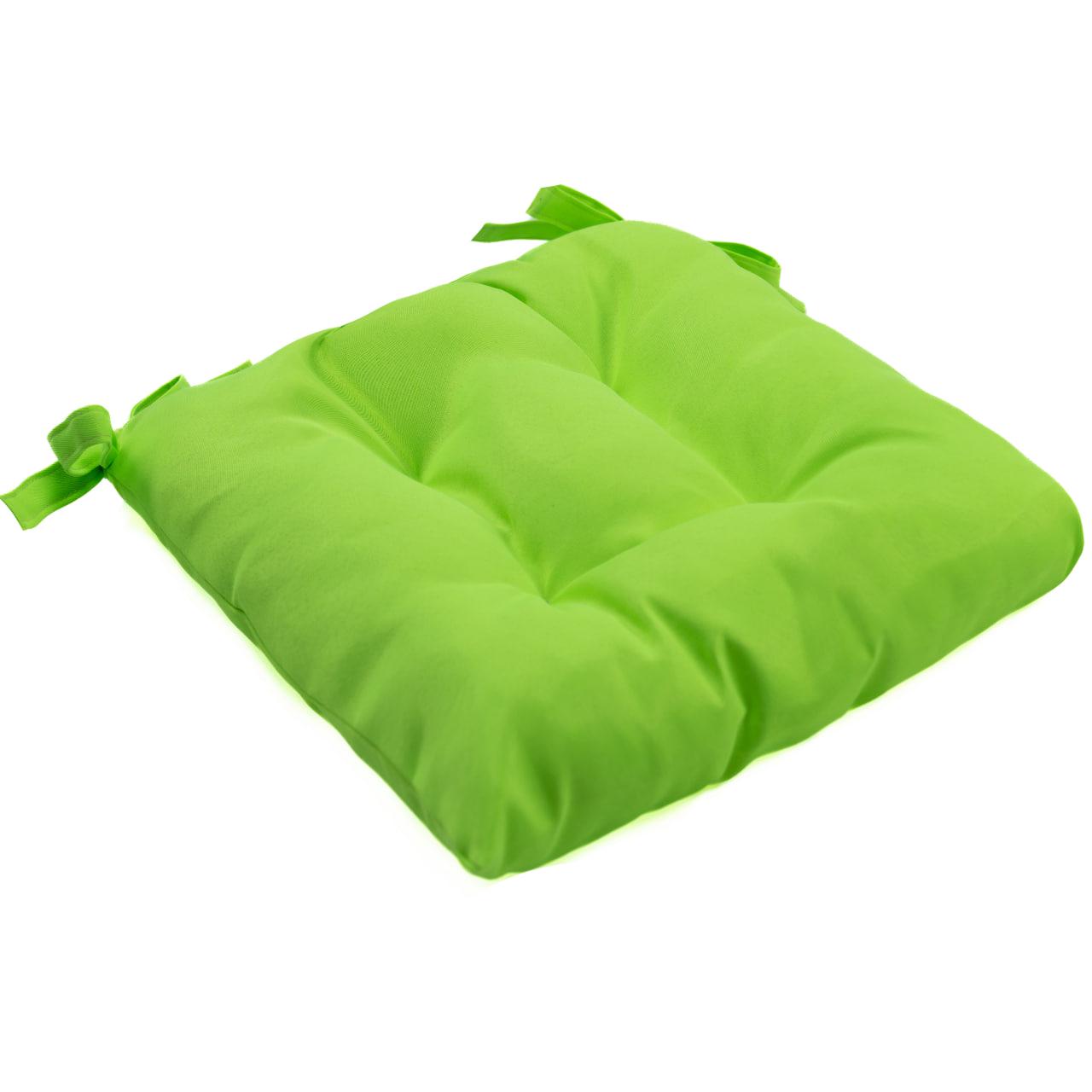 Подушка для стільця/крісла/табурету 30х30х8 см Яскраво-салатовий (1663493876) - фото 2 Подушка для стільця/крісла/табурету 30х30х8 см Яскраво-салатовий (1663493876) - фото 2