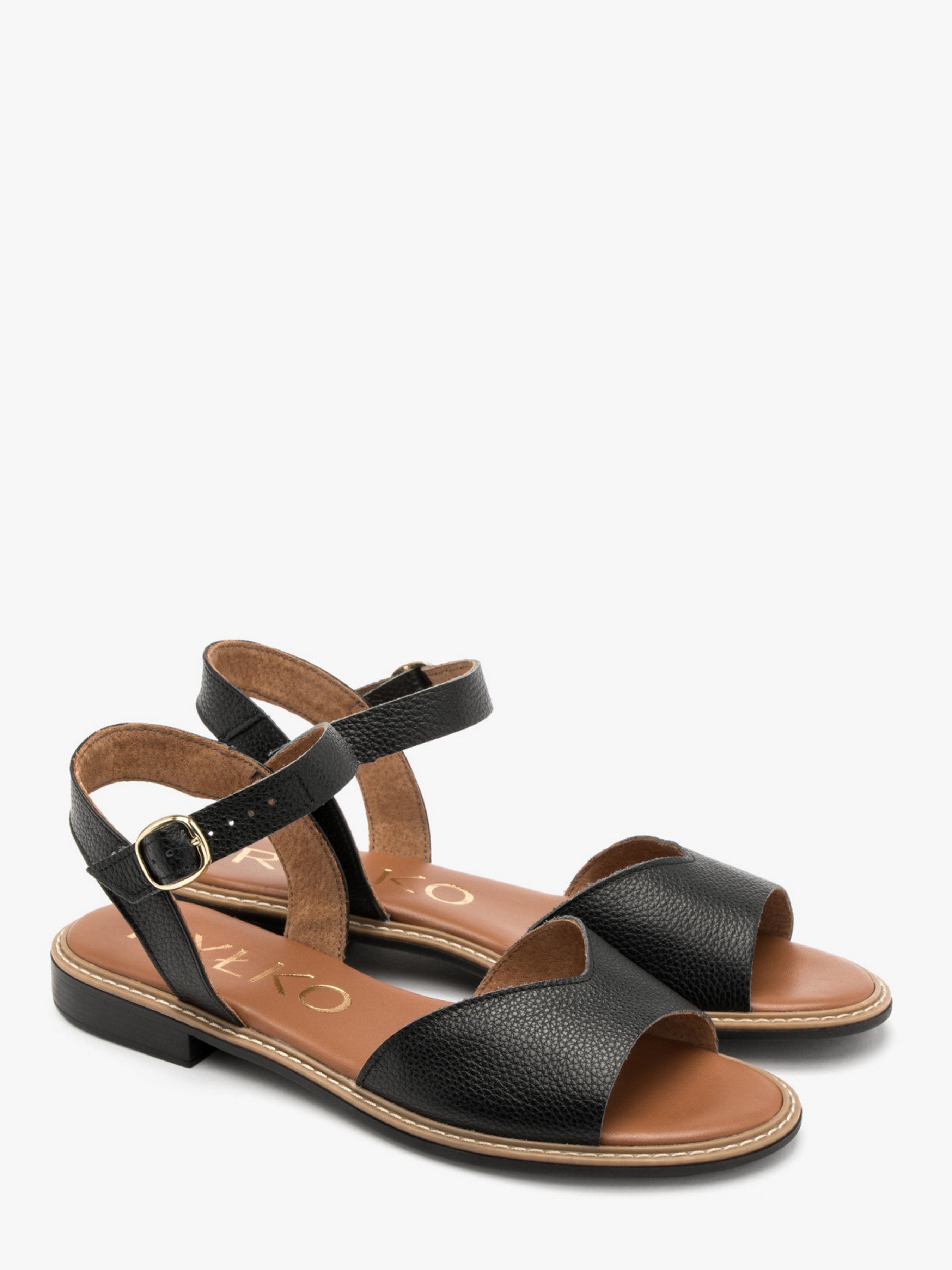 Сандалии женские кожаные RYLKO р. 40 Черный (1IF89_U_ _9SC)