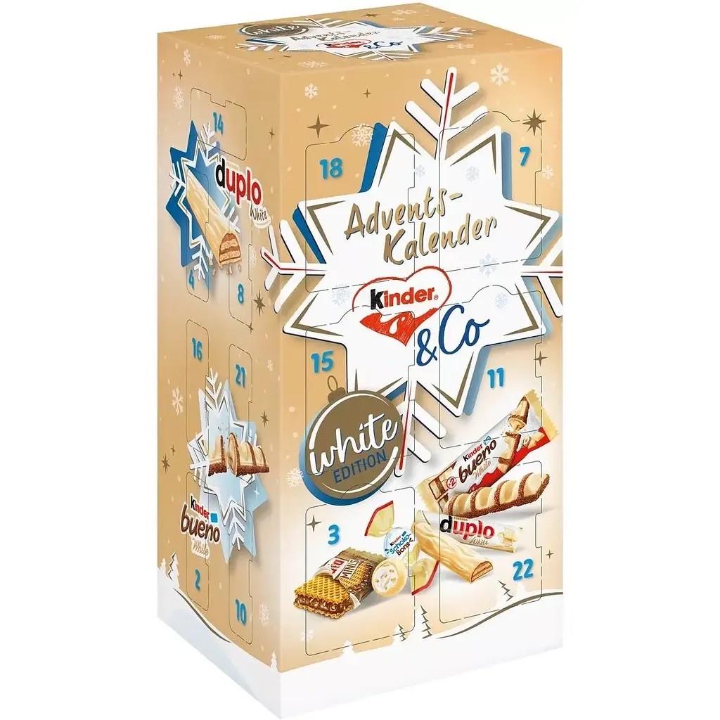 Адвент-календар Kinder & Co Advents Kalender White Edition 263 г (2793698301)