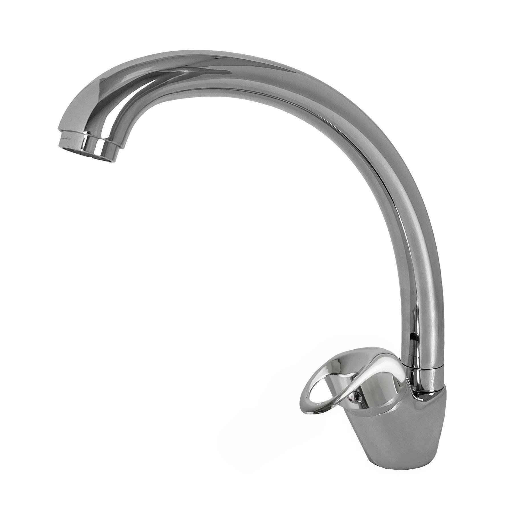 Кран на кухню Globus Lux Хром (1253)