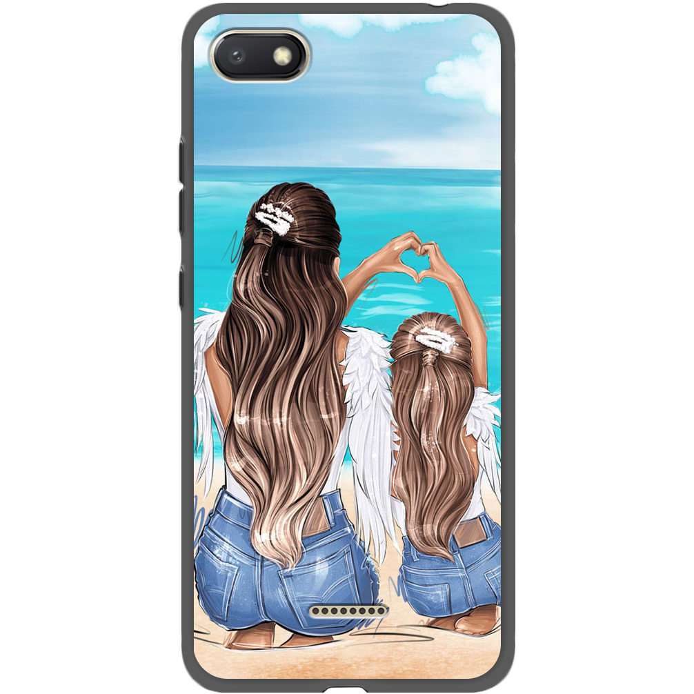 Чехол Boxface Xiaomi Redmi 6A Family Vacation Черный силикон (34811-up2380-35160)