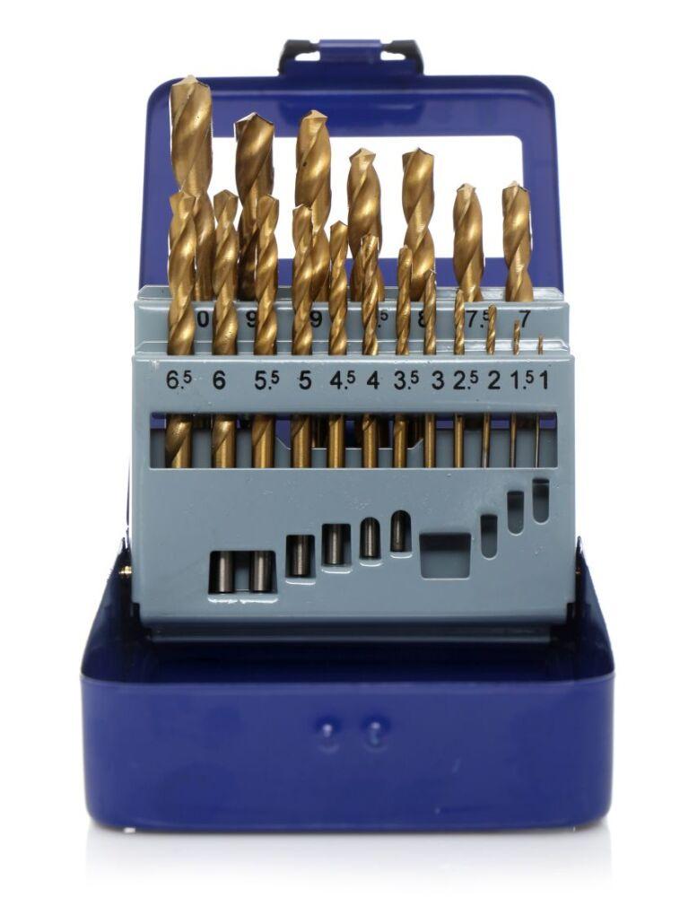 Свердла титанові по металу TAGRED TA1035 ø1,0-10,0 мм 19 шт. - фото 2 Свердла титанові по металу TAGRED TA1035 ø1,0-10,0 мм 19 шт. - фото 2