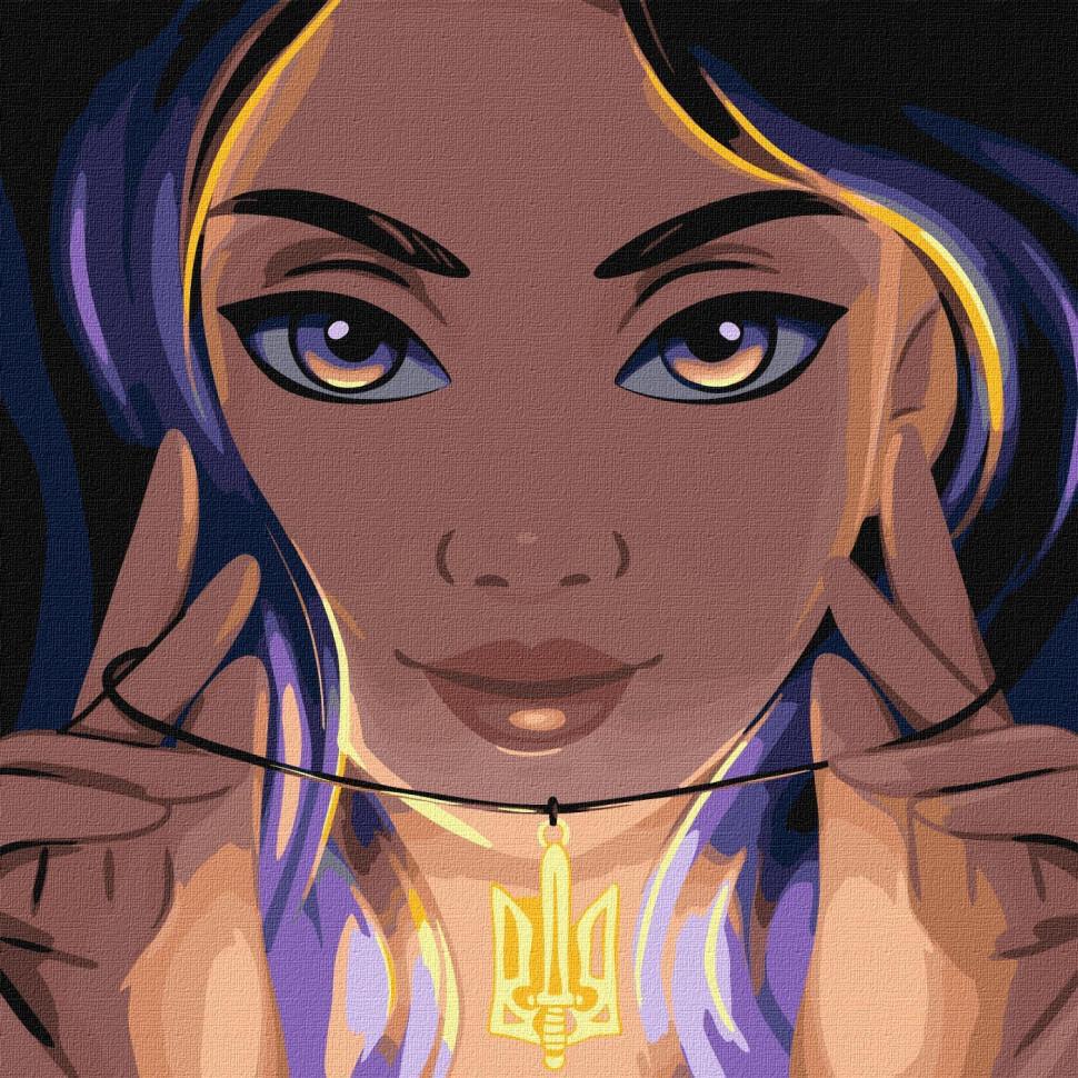 Картина по номерам Идейка Смелость 40x40 см (KHO2633)