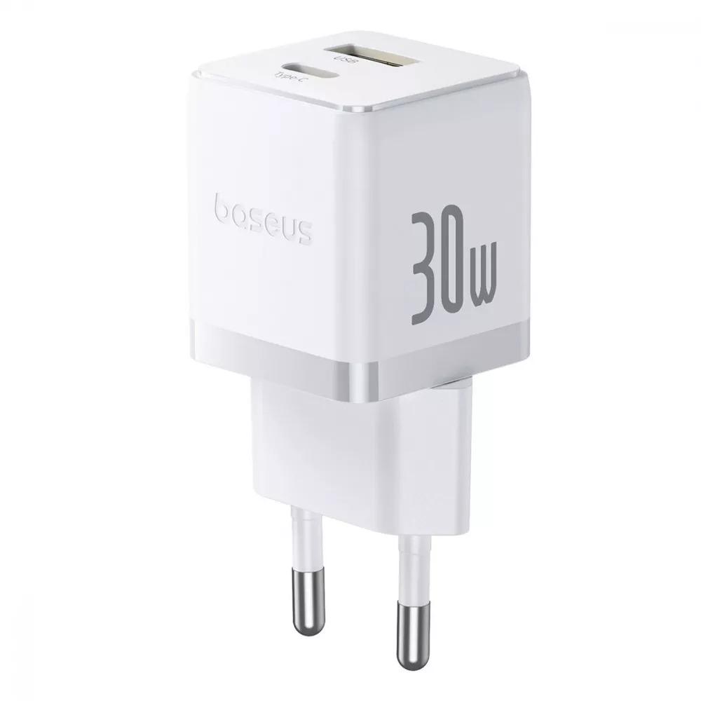 Зарядний пристрій BASEUS Palm Fast Charger Type-C 60W 1 м White - фото 1