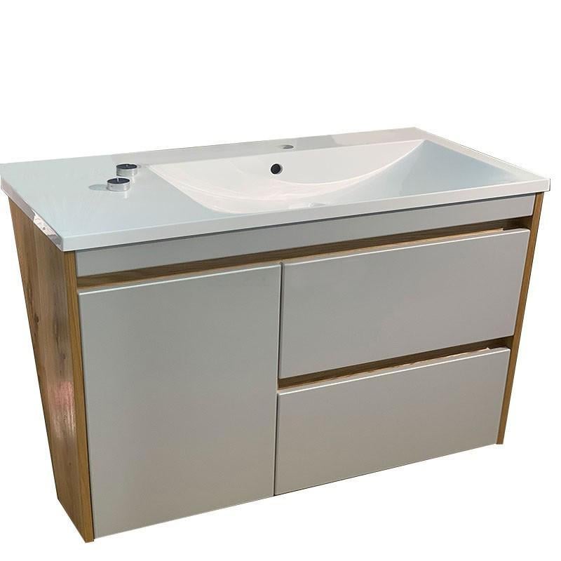 Тумба підвісна Fancy Marble Wega 90 з умивальником Amelia 900 L/R