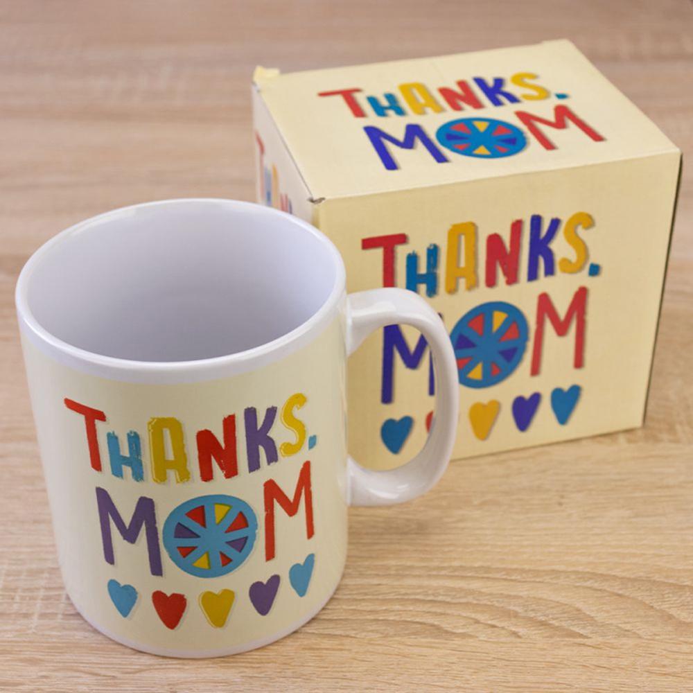 Чашка для мамы "Thanks mom" большая керамическая 1000 мл (27-PC1-2711) - фото 4 Чашка для мамы "Thanks mom" большая керамическая 1000 мл (27-PC1-2711) - фото 4