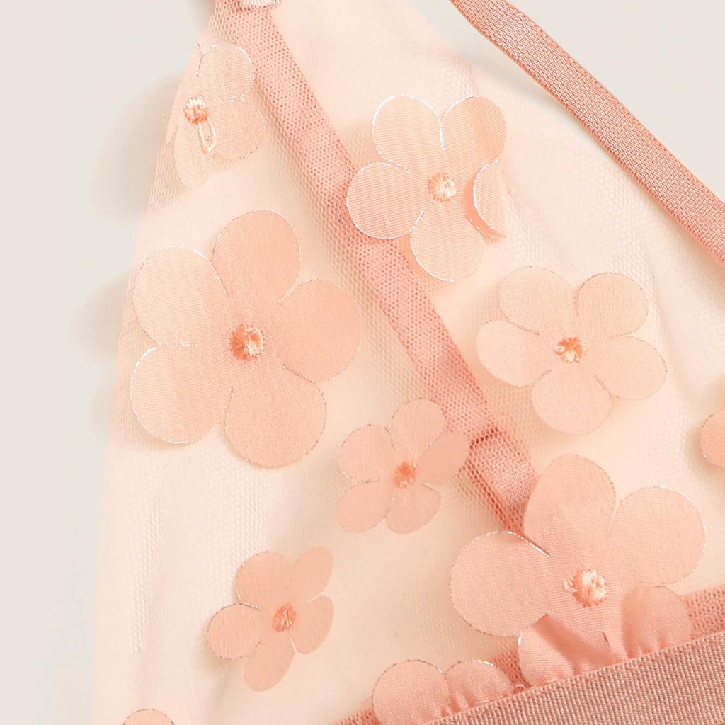 Комплект білизни Квіти L Рожевий (Н-1042-Р) - фото 8 Комплект білизни Квіти L Рожевий (Н-1042-Р) - фото 8