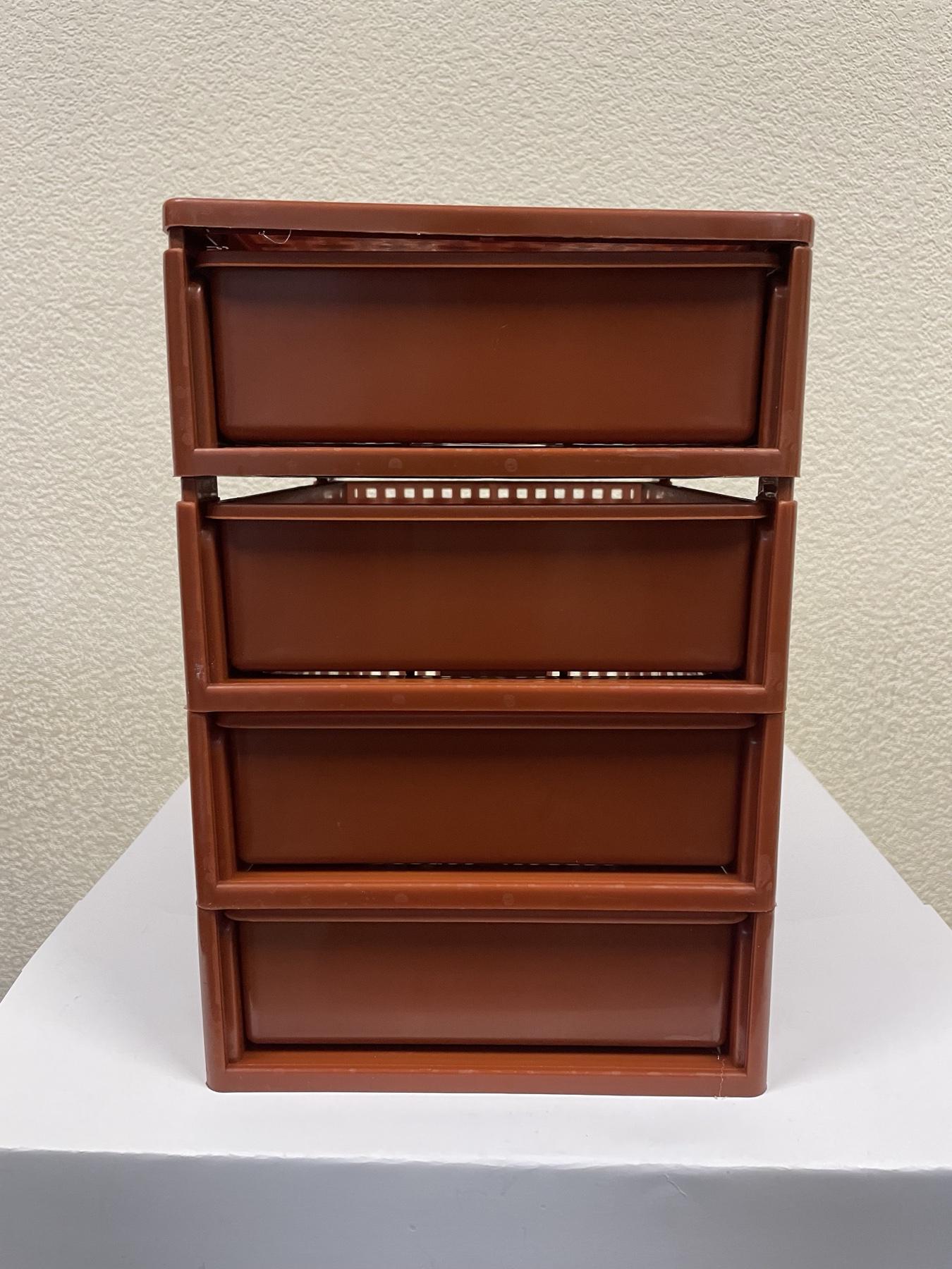 Комод мини ластиковый Консенсус ROTANGE 4 ящик 27х19х26,5 см Коричневый (28790325) - фото 8 Комод мини ластиковый Консенсус ROTANGE 4 ящик 27х19х26,5 см Коричневый (28790325) - фото 8