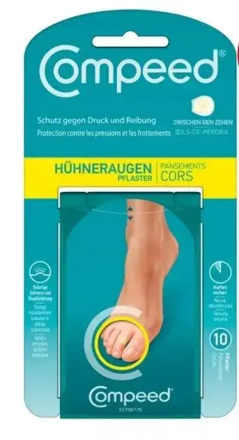 Пластыри от мозолей между пальцами Compeed 10 шт. (131)