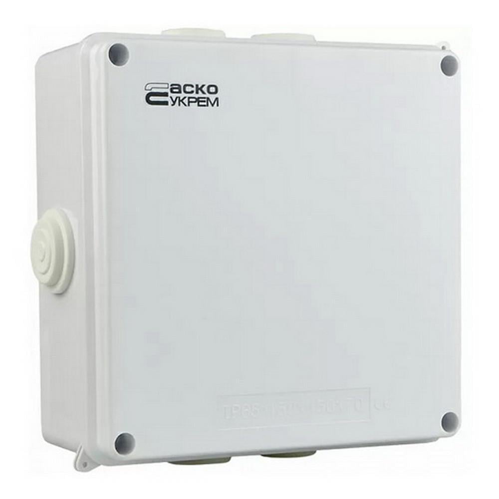 Коробка распределительная АСКО-УКРЕМ 150x150x70 мм IP65 Белый (A0150170020)