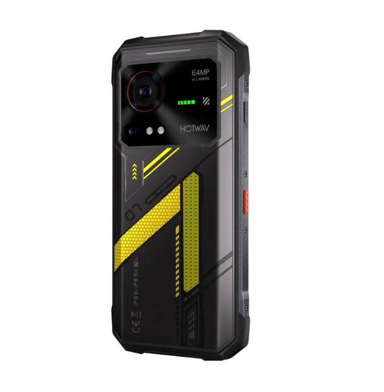 Смартфон Hotwav Hyper 7 8/256 Гб 5G/NFC/IP69K Black/Yellow (25763186) - фото 7 Смартфон Hotwav Hyper 7 8/256 Гб 5G/NFC/IP69K Black/Yellow (25763186) - фото 7