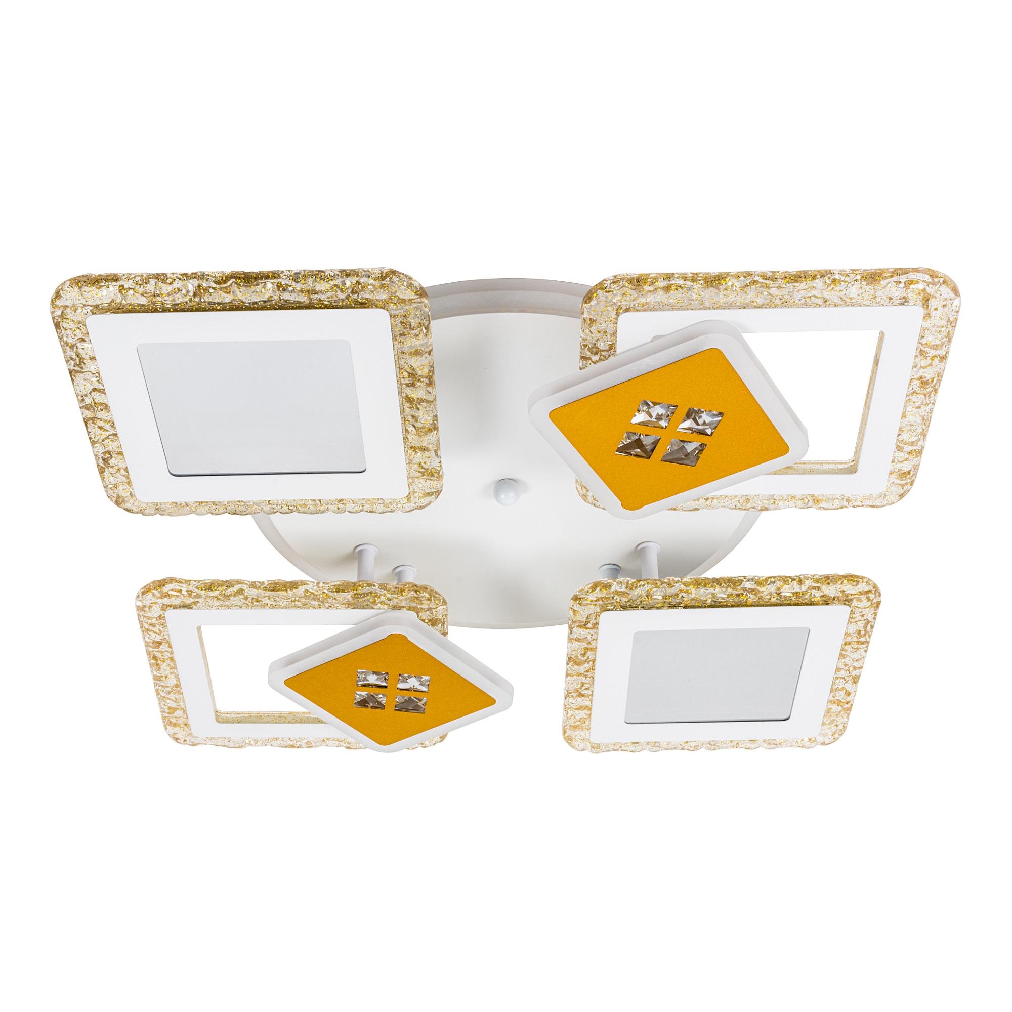 Люстра світлодіодна акрилова Valeso V K39940-4 2 1 WT з пультом Gold