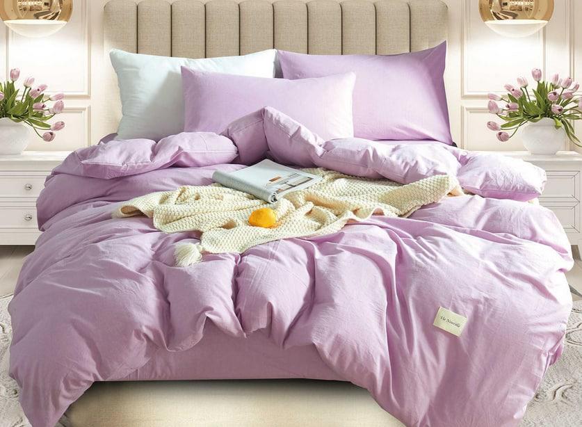 Постельное белье Vie Nouvelle Washed cotton евро на резинке вареный хлопок 200х220 см (W15E180)