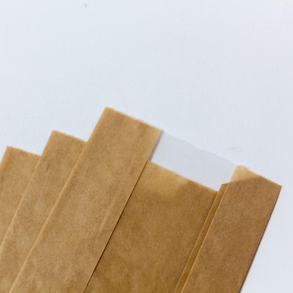 Пакет бумажный саше с прозрачным окном 100х40х170 мм 1000 шт. - фото 2