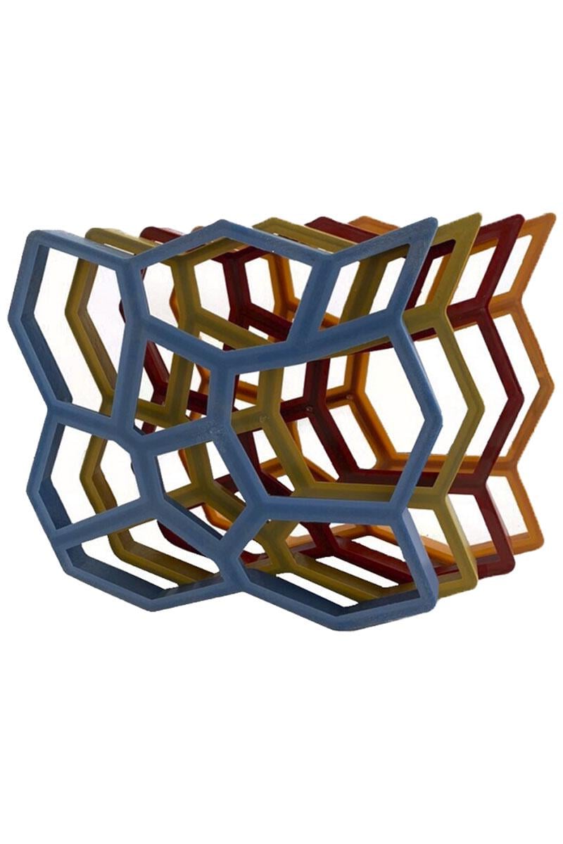 Форма для садової доріжки 4 в 1 SKOBA PLAST 60х60х6 см