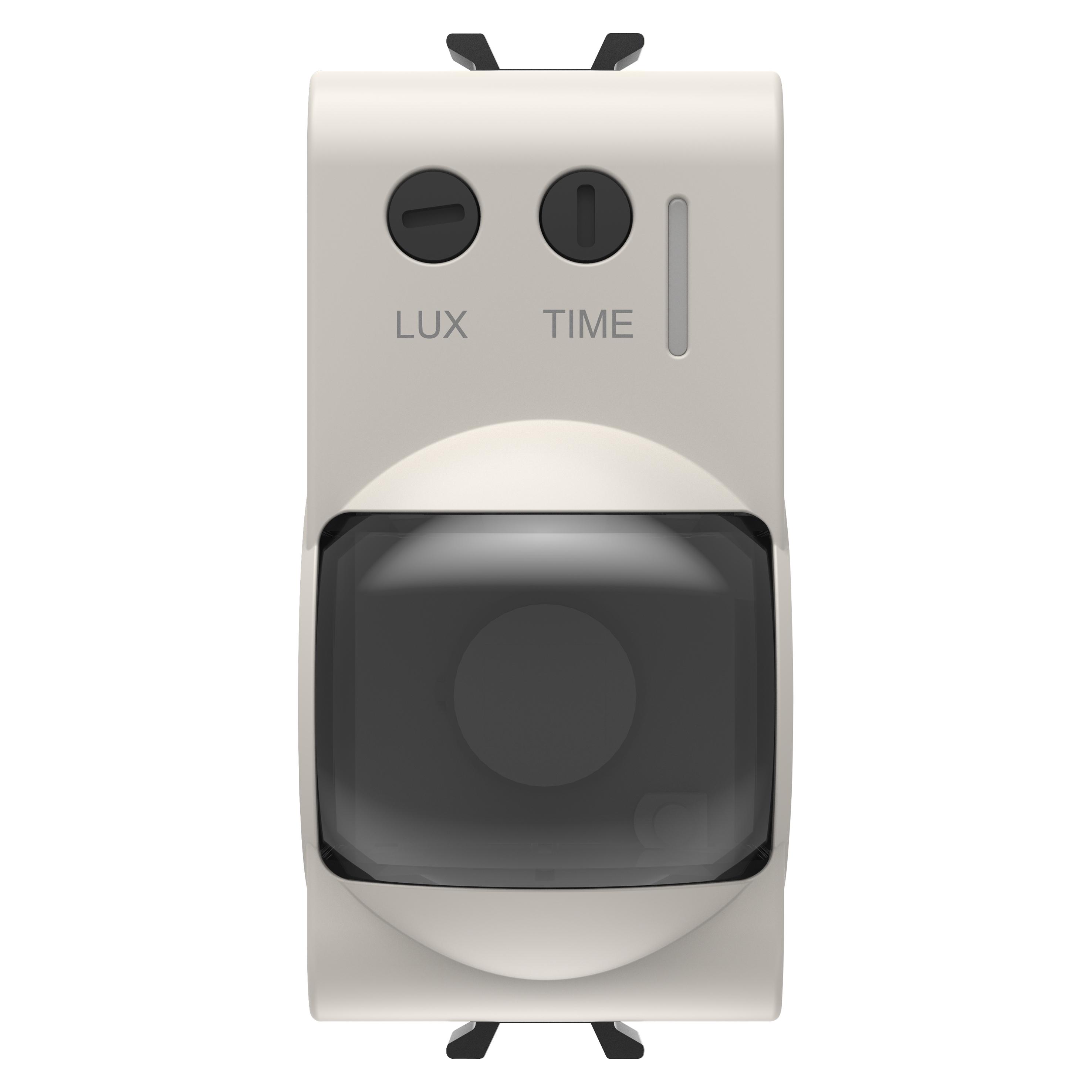 Датчик движения инфракрасный Gewiss Chorusmart 3A 230V 120° 8 м 1 модуль IP20 Бежевый (GW13594)