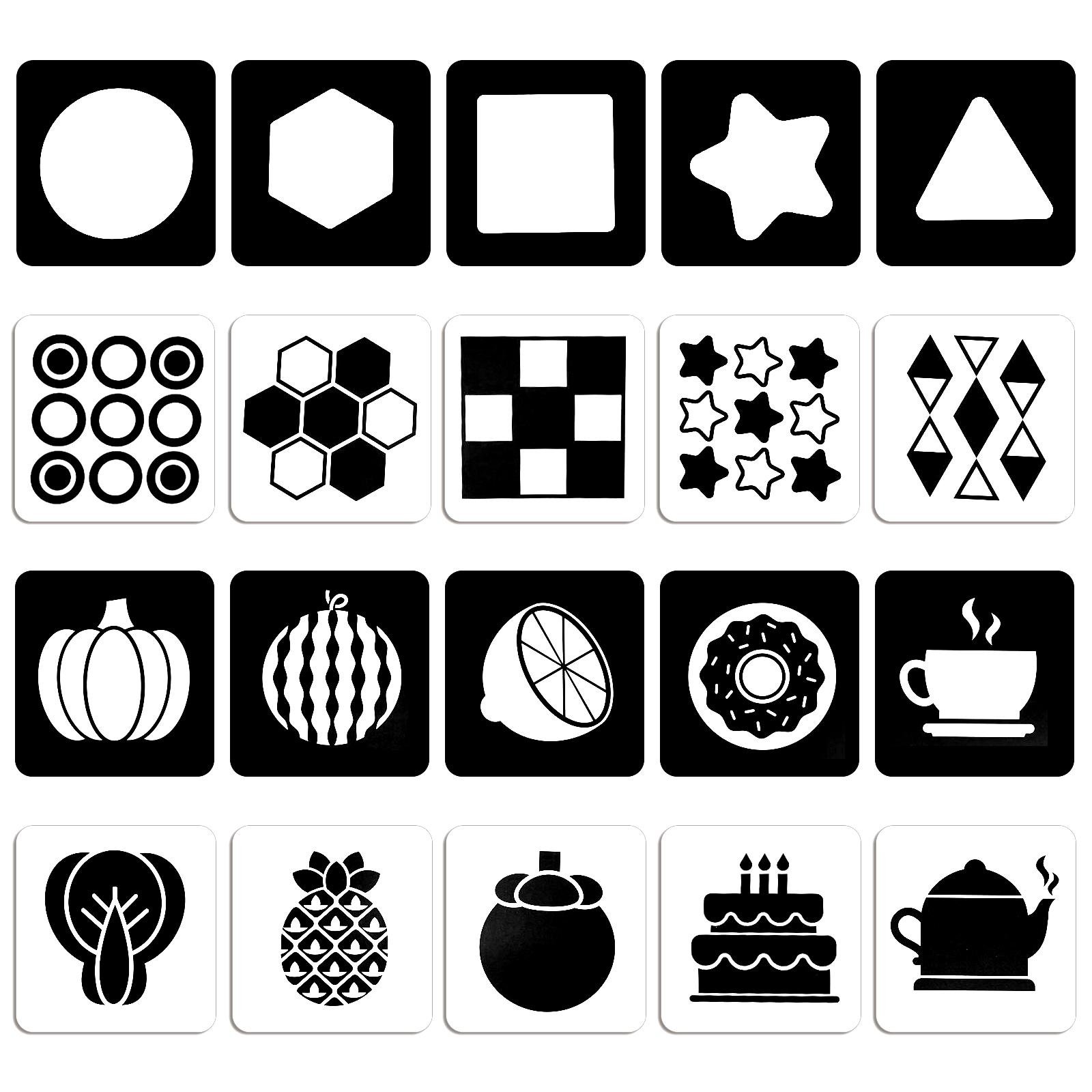 Картки для малюків Монтессорі для візуальної стимуляції та дошкільної освіти 1-3 місяців 40 карток (25027200) - фото 3 Картки для малюків Монтессорі для візуальної стимуляції та дошкільної освіти 1-3 місяців 40 карток (25027200) - фото 3