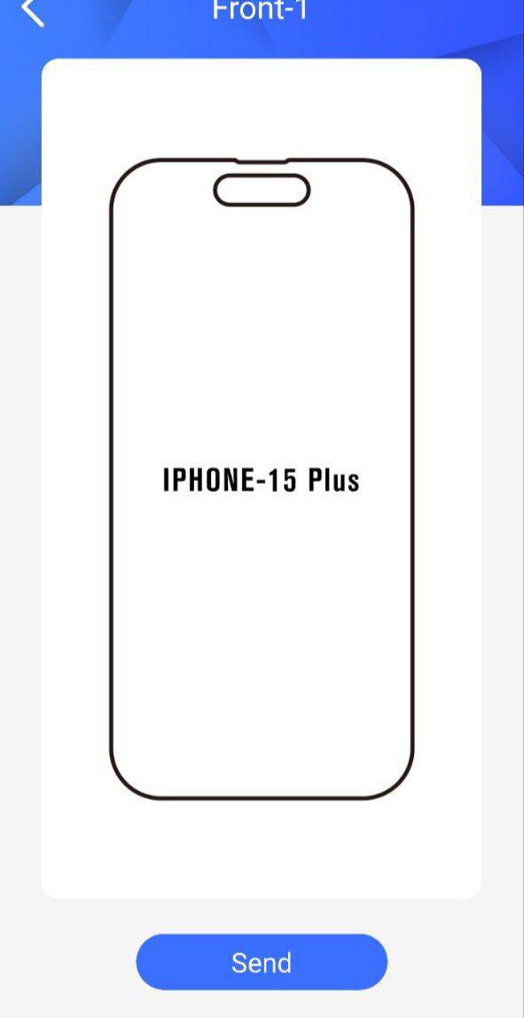 Защитная гидрогелевая пленка IPhone 15 Plus - фото 2