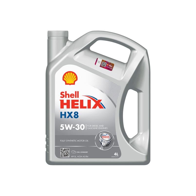 Моторное масло SHELL Helix HX8 Synthetic 5W-30 4 л - фото 1
