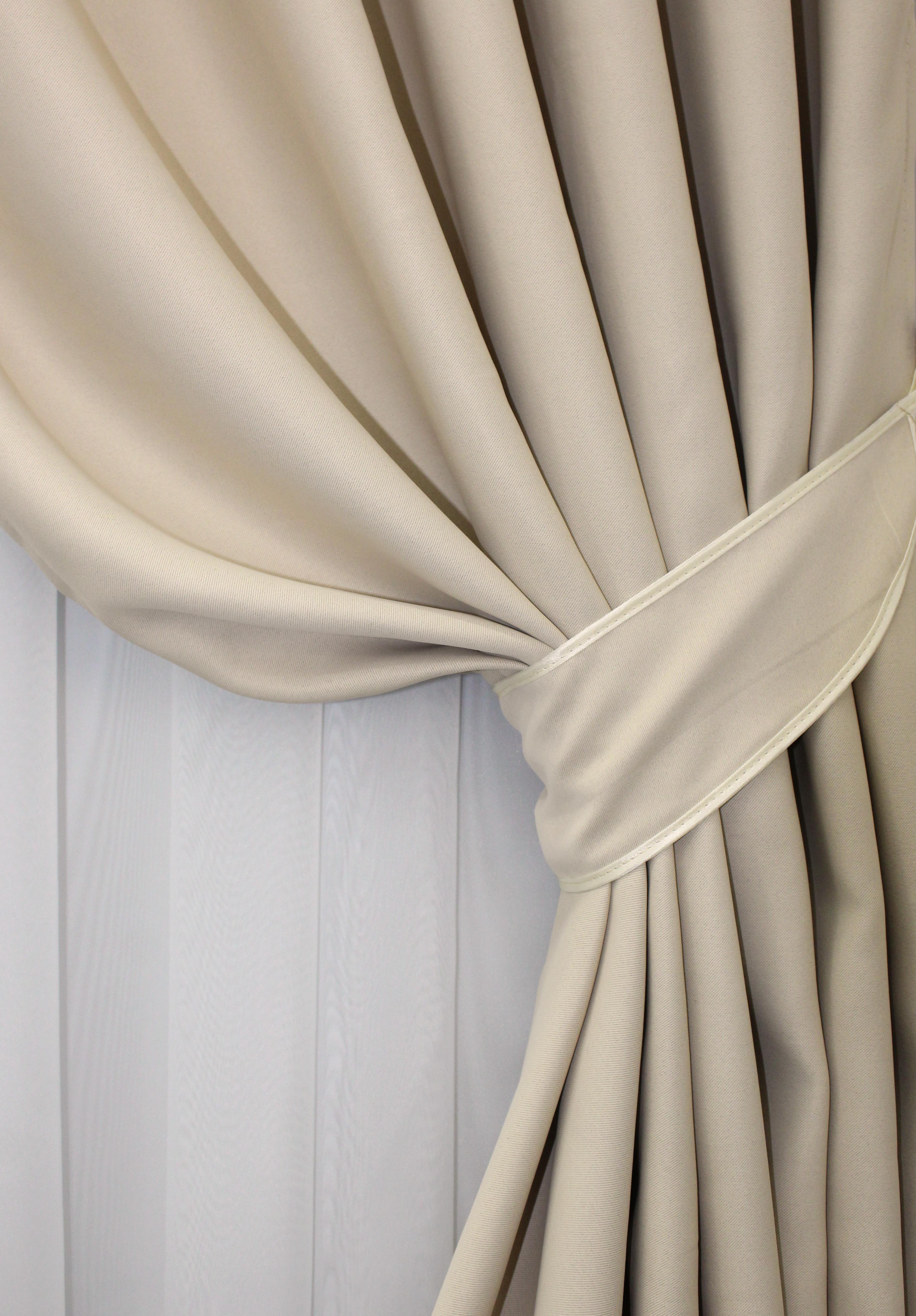 Комплект штор VR-Textil Bagema Rvs № 1007ш 100х270 см 2 шт. Кремовий (31-500) - фото 4