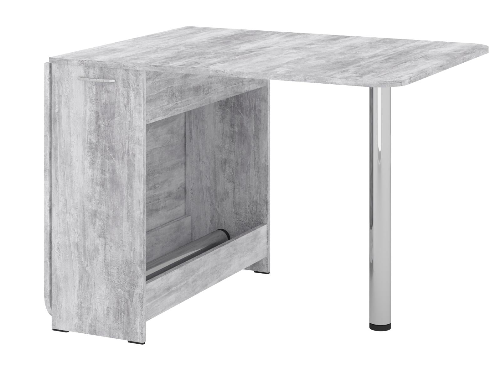 Стол-книжка-2 PEHOTIN 168х81х75 см Бетон (PN-102513)