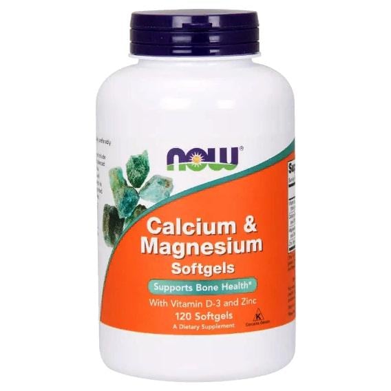 Мультимінеральний комплекс NOW Foods Calcium & Magnesium with D3 and Zink 120 Softgels (NF1251)