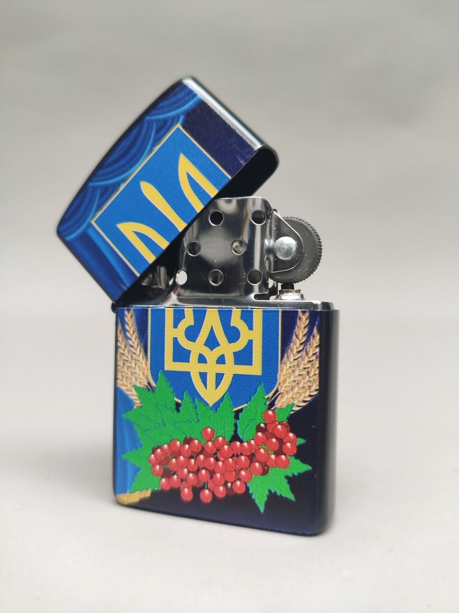 Зажигалка бензиновая Star Lighters Калина Black Matte (ch00079) - фото 2