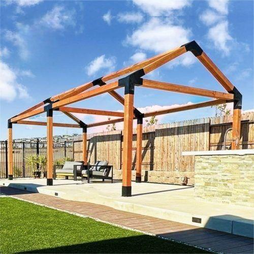 Комплект Альтанка з дахом прохідна 30° під брус 80х80 мм