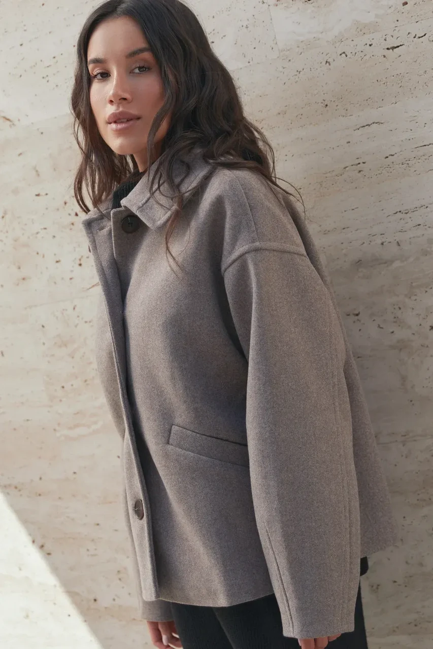 Пальто женское Seventeen S-M Коричневый - фото 5 Пальто женское Seventeen S-M Коричневый - фото 5