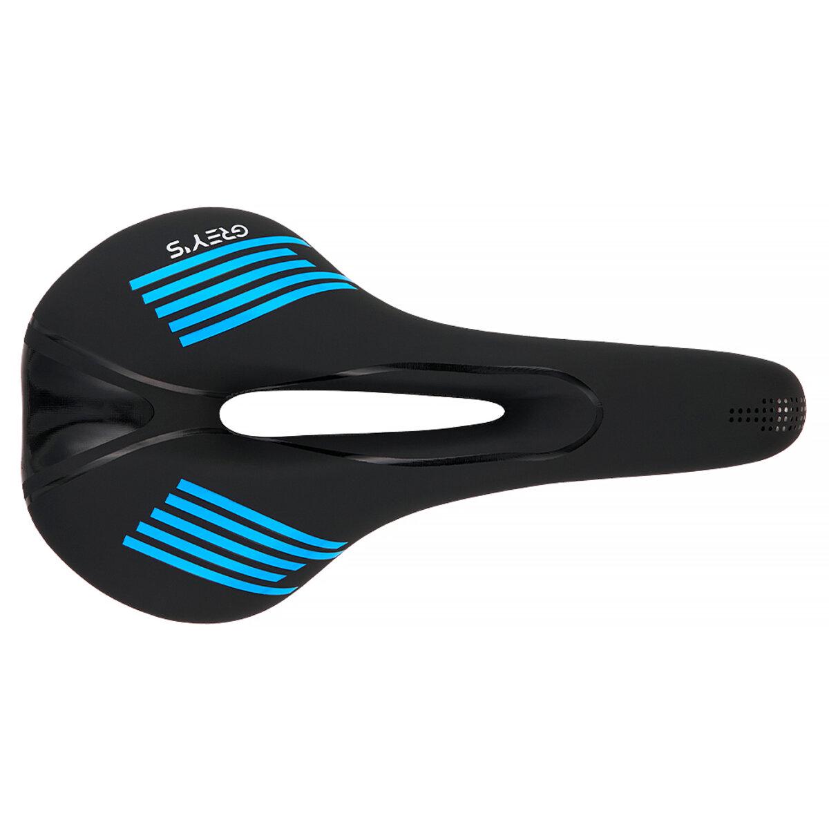 Седло велосипедное GREY'S 275 мм х140 мм Черно-синий - фото 2 Седло велосипедное GREY'S 275 мм х140 мм Черно-синий - фото 2