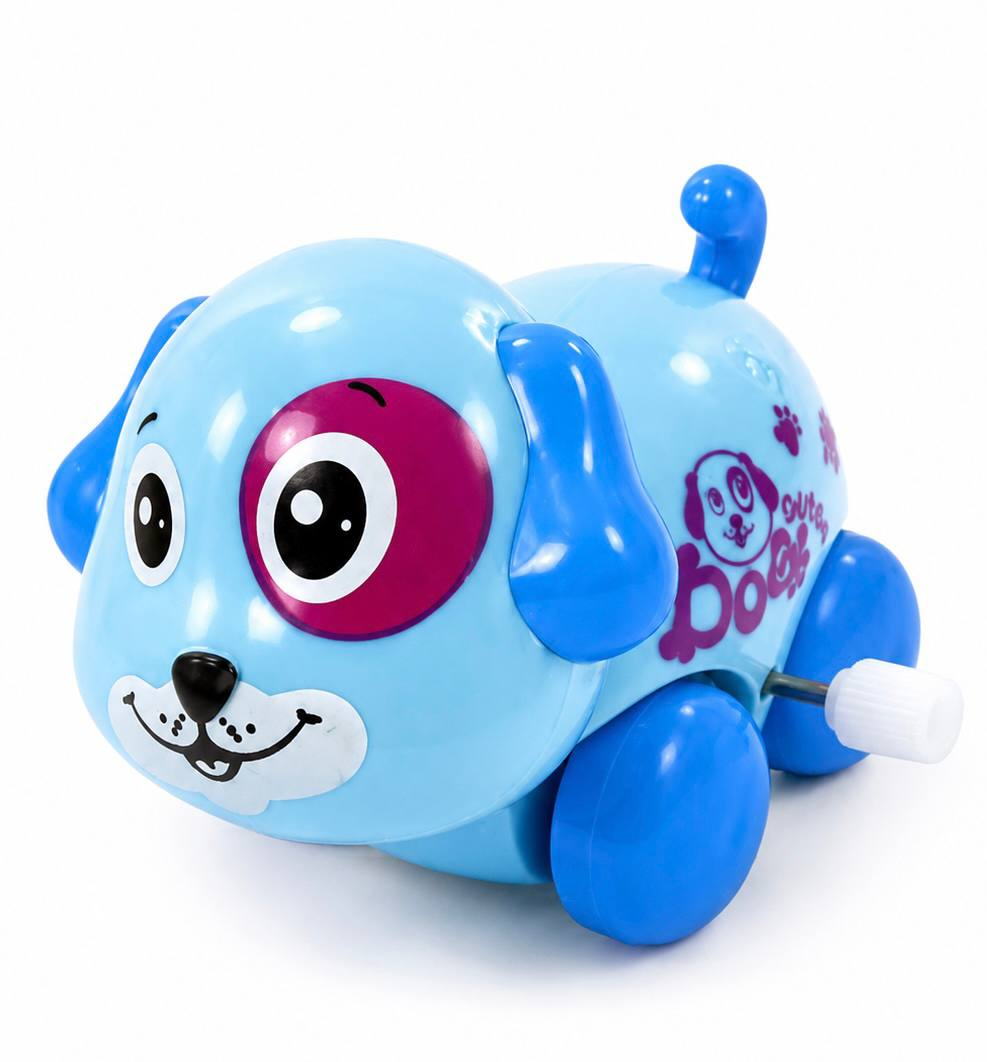 Игрушечная заводная собачка Bath Toys 0696A с подвижными элементами Голубой (3178262902)