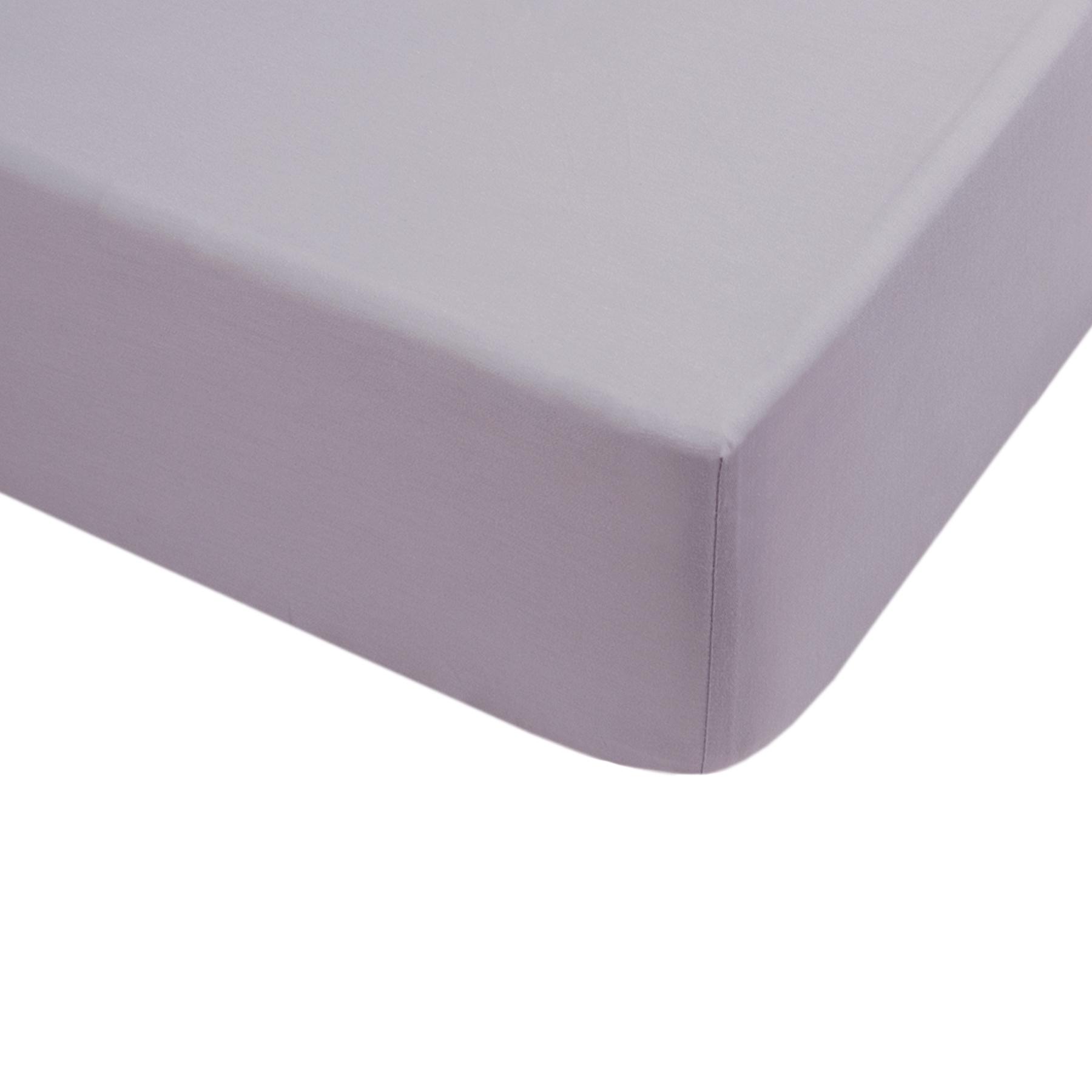 Простынь на резинке с наволочками Lotus Home Leona Premium сатин 160x200/50x70 см 2 шт. Сиреневый (svt-2000022335669) - фото 2