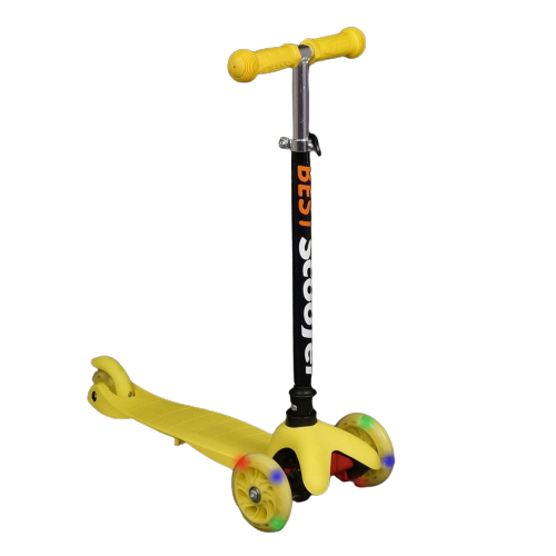 Самокат детский трехколесный Micro scooter 95 Желтый (2T1043)