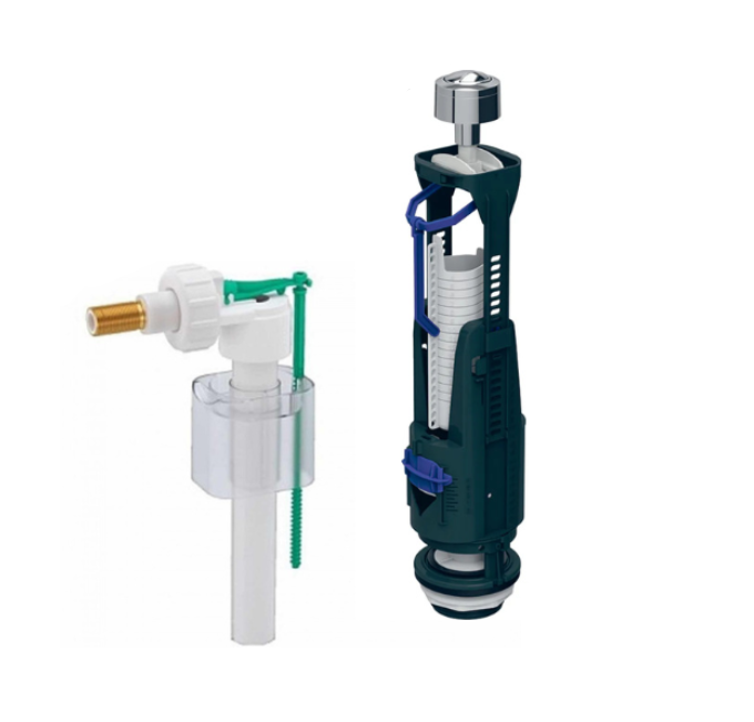 Комплект для сливного бачка Geberit Type 240/330 боковой подвод (136.909.21.2 136.724.00.1)