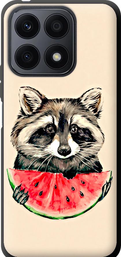 Чохол на Huawei Honor X8a Єнотик з кавуном (4605b-2963-42517)